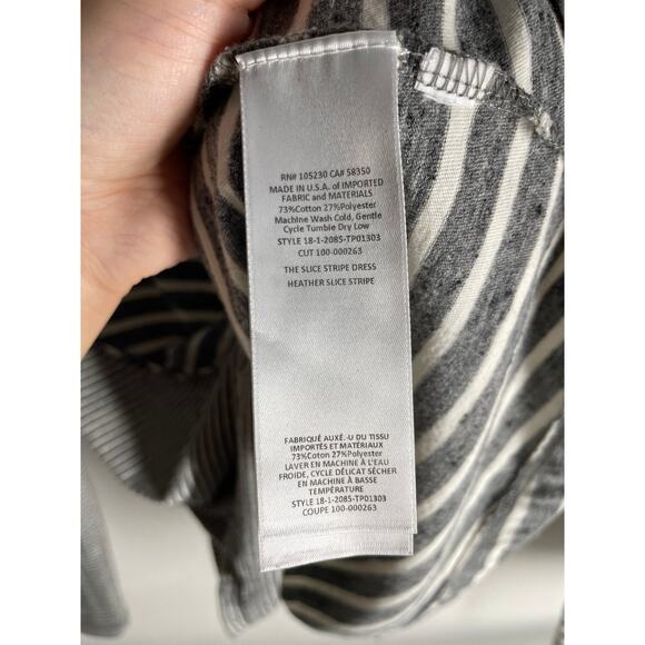 Current Elliot the Slice Stripe Oversized Long Sleeve T-shirt Size 0 US XS - Picture 4 of 5